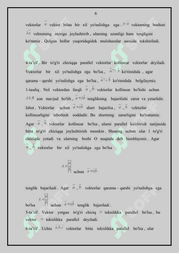 Stereometriyada vektorlar metodi 6