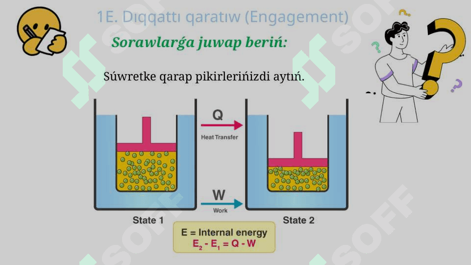 Termodinamikanıń birinshi nızamı_5E 4