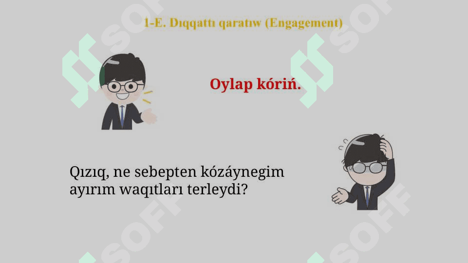 Puwlanıw hám kondensaciya. Qaynaw_5E 3