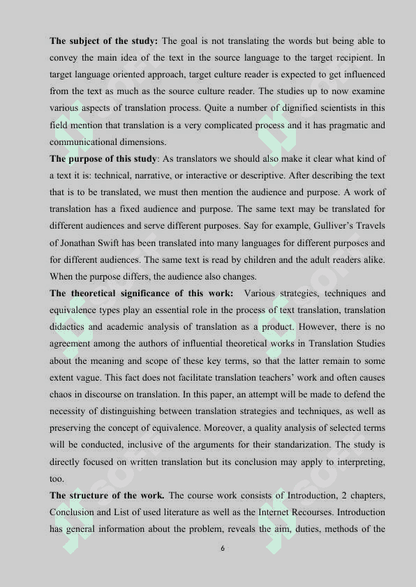 TYPES OF TRANSLATION 6