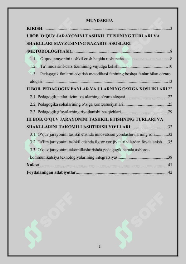 O’QUV JARAYONLARNI TASHKIL ETISHNING SHAKILLAR 2