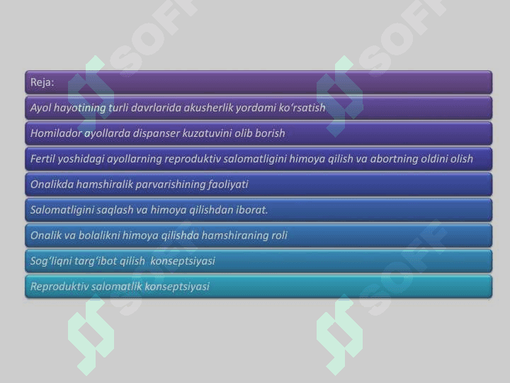 Onalar va bolalar salomatligini muhofaza qilish 2