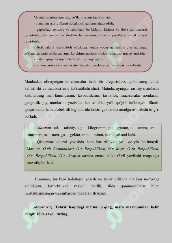 Matn tahlili va tahriri 4