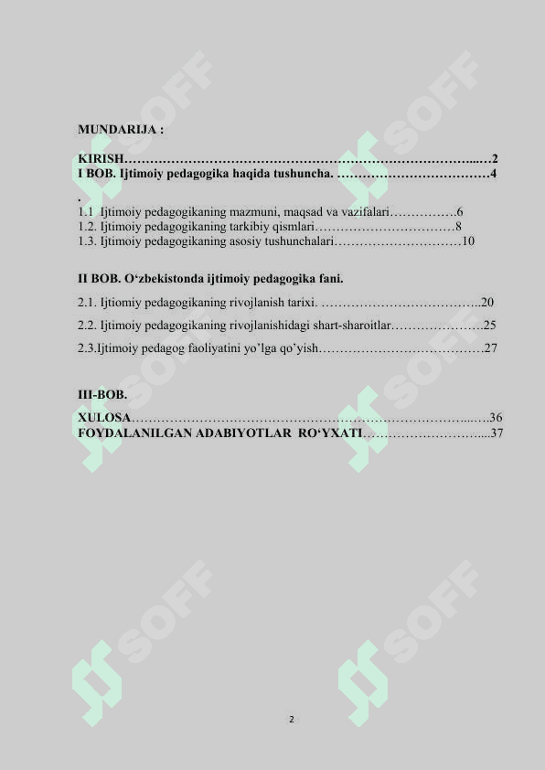 Ijtimoiy pedagogikaning nazariy asoslari 2