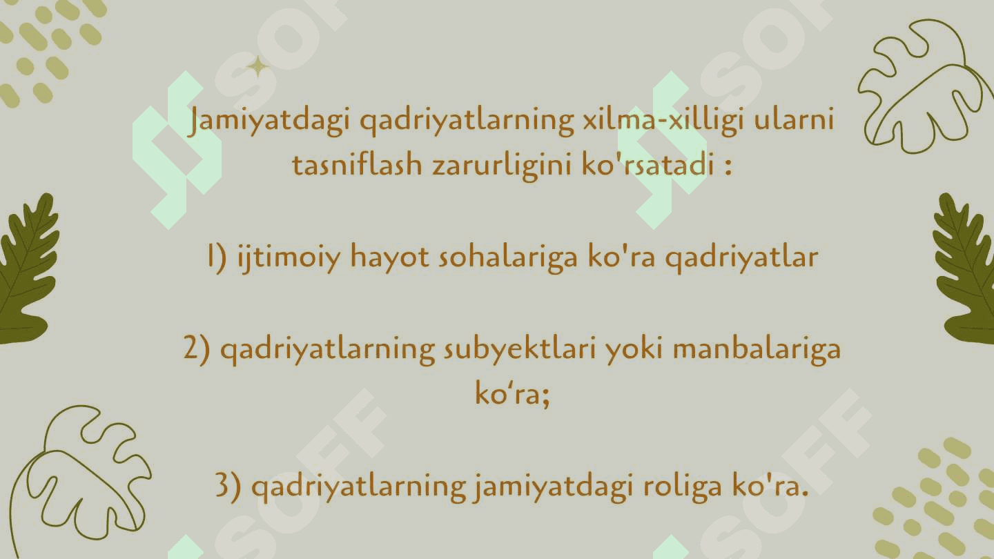 Qadriyatlar falsafasi 5