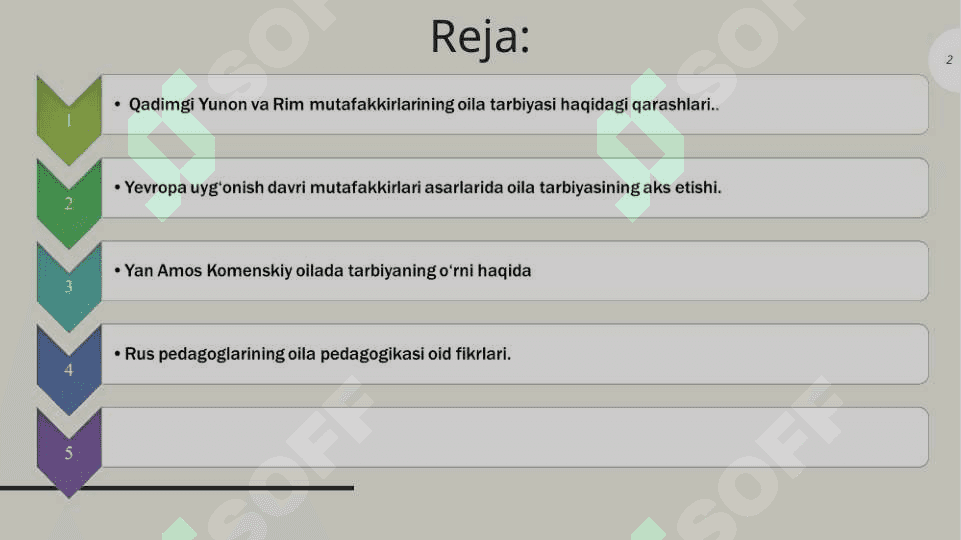 CHET ELDA OILA PEDAGOGIKASI FANINING RIVOJLANISH TARIXIDAN 2