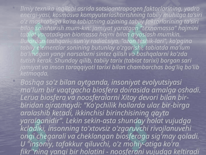 TABIAT FALSAFASI 6