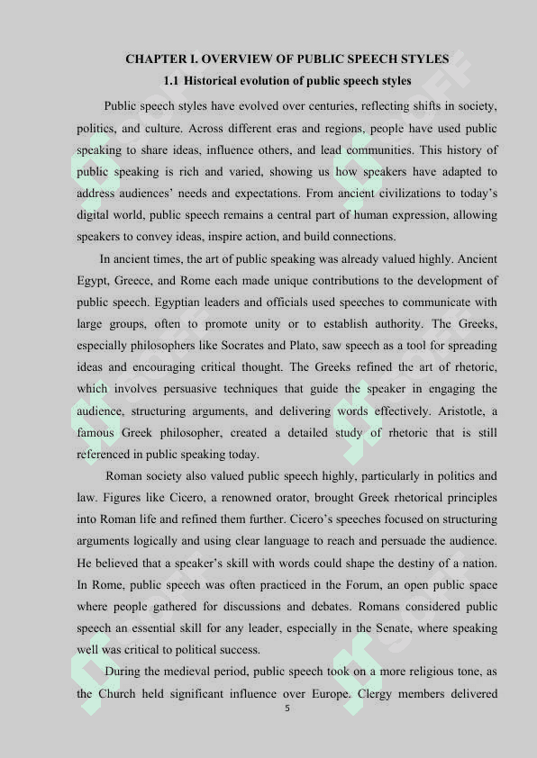 STYLISTIC PECULIARITIES OF PUBLIC SPEECHES 5