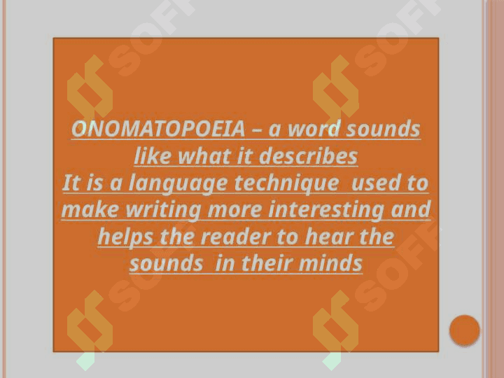 ONOMATOPOEIC WORDS 2