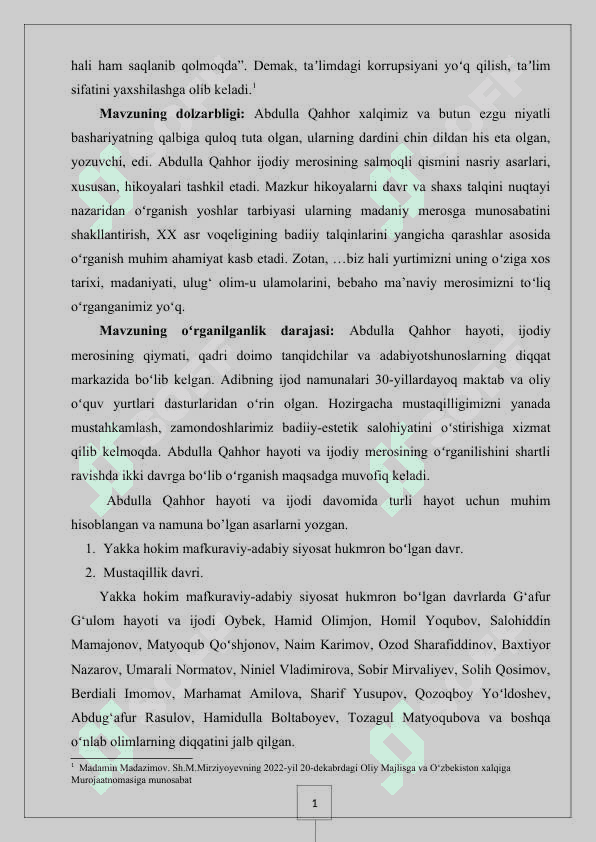 Abdulla Qahhor satirik hikoyalar ustasi 4