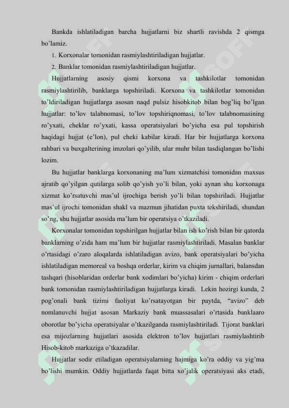 Hujjatlarning aylanishi 3