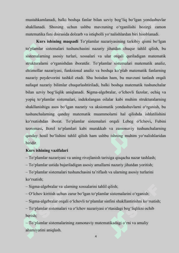 To‘plamlar sistemalari 4