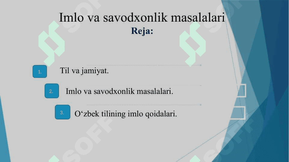 Imlo va savodxonlik masalalaris; 3