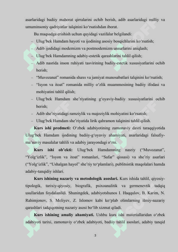 ULUG‘BEK HAMDAM ASARLARI TAHLILI 3