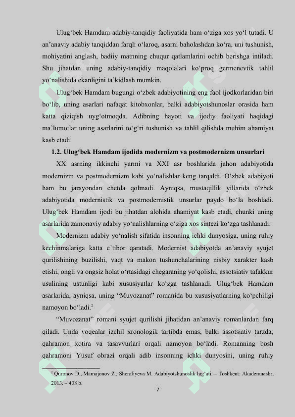 ULUG‘BEK HAMDAM ASARLARI TAHLILI 7