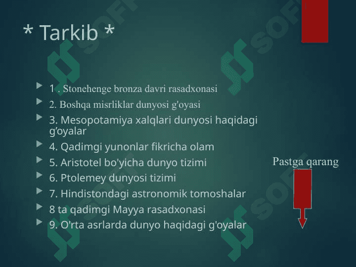 Mesopotamiya xalqlari dunyosi haqidagi g’oyalar 3