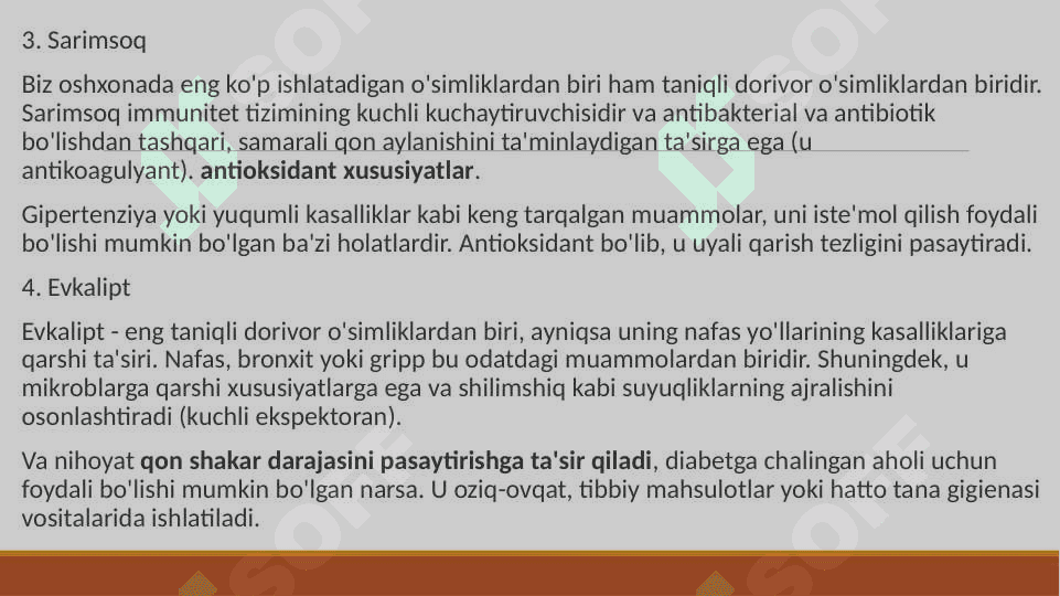 Dorivor o’simliklar ro’yxati 8