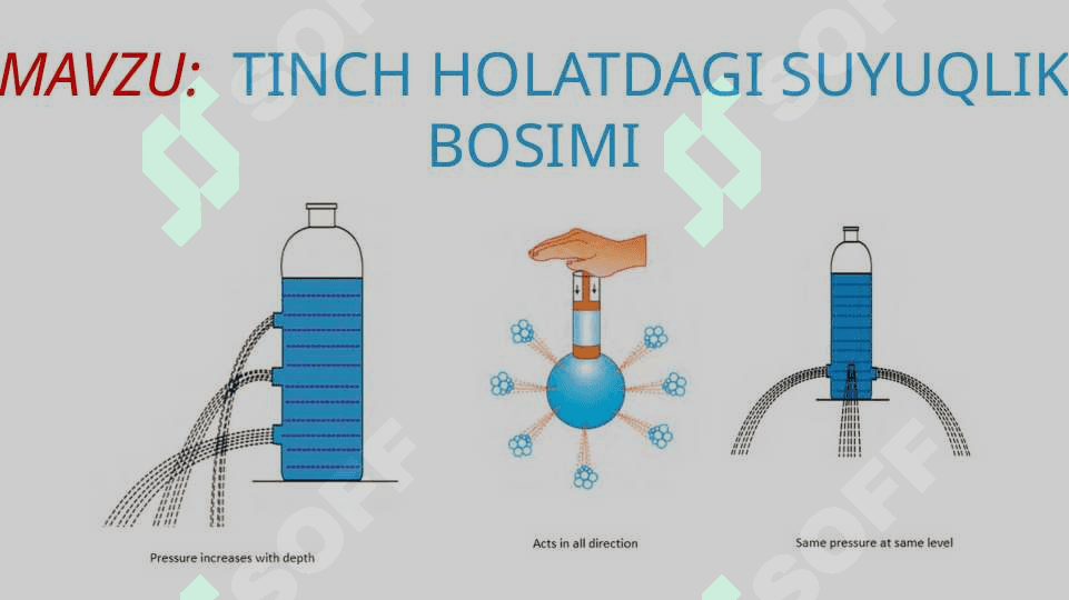 Tinch holatdagi suyuqlik bosimi_5E 2