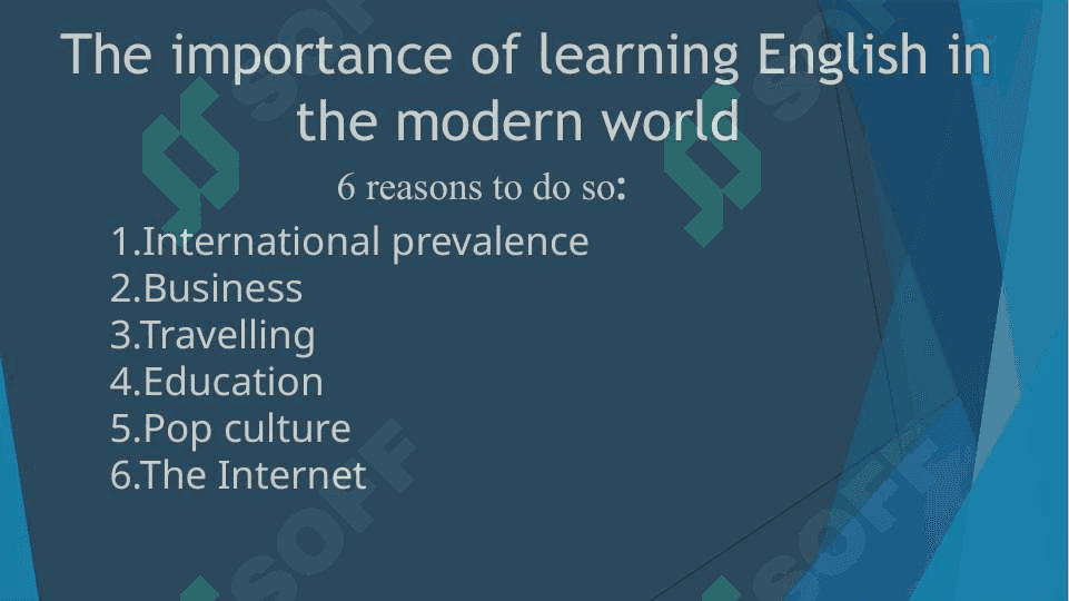 English language importance 4