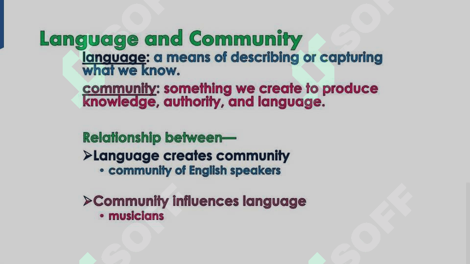 Language and community 4