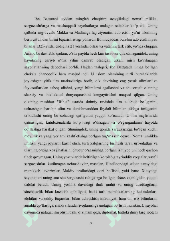 Ibn battuta sayohati 5