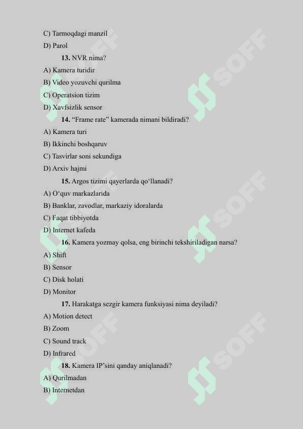 argost test 30 talik 3