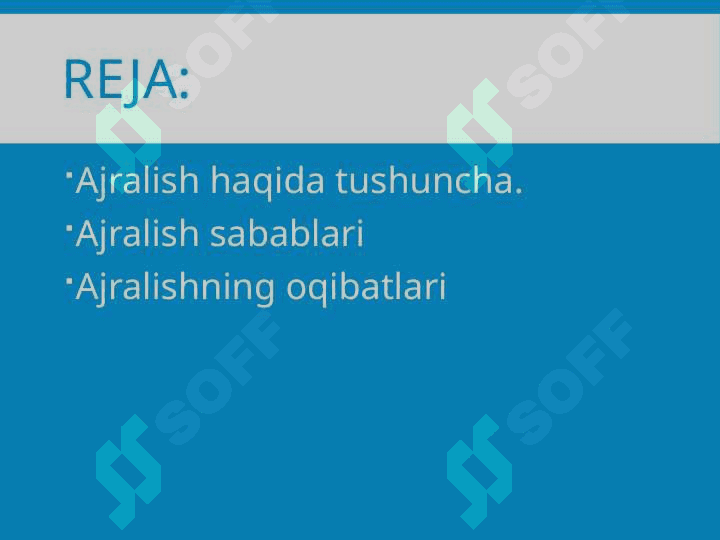 Ajralishga sabab bоluvchi omillar 2