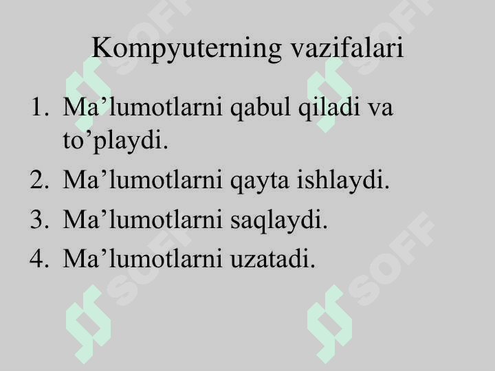 KOMPYUTER SAVODXONLIGI 6