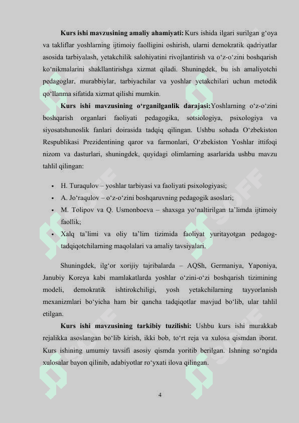 Fuqarolarning o`zini o`zi boshqarish organlati 4