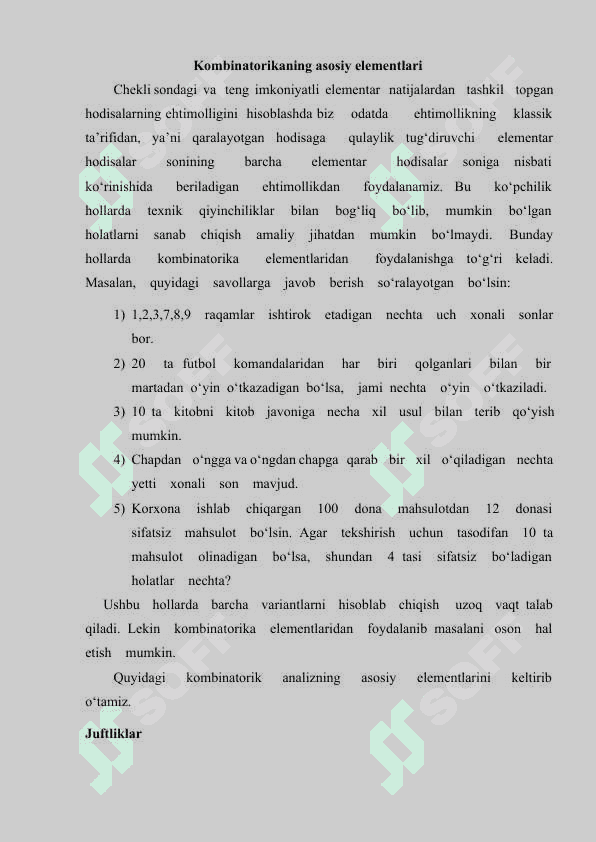 Darajali qatorlar va ularing xossalari 5