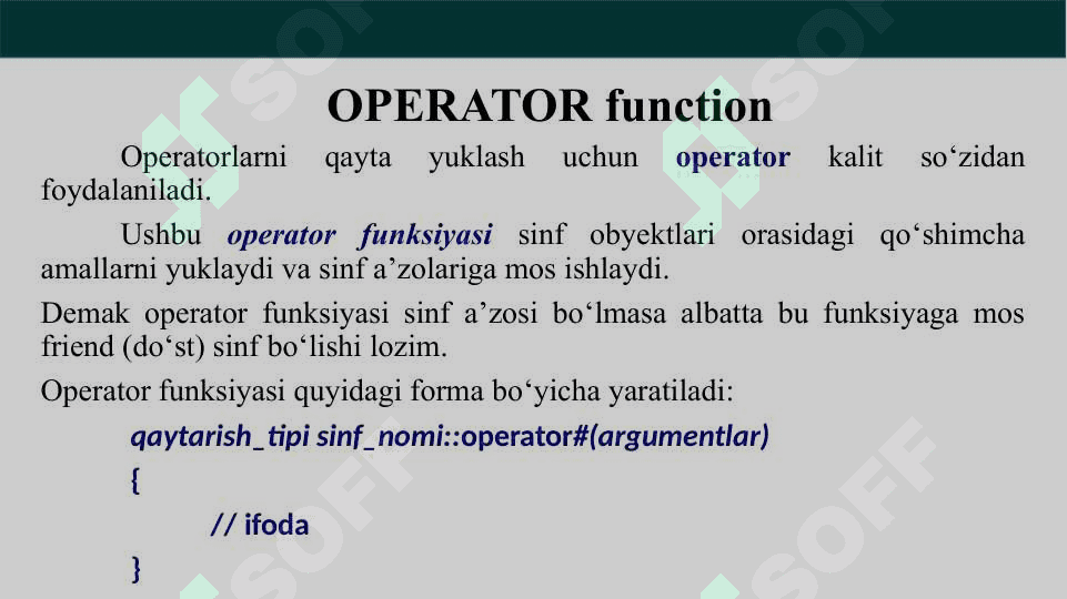 Operatorlarni qayta yuklash 4