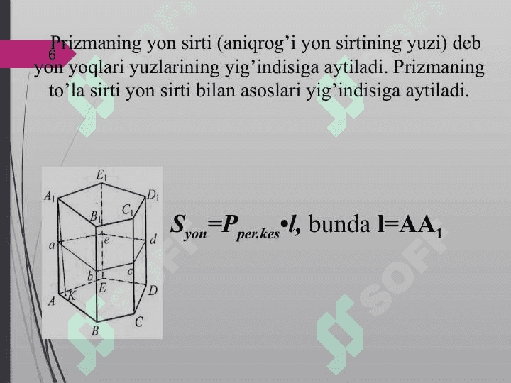 prizma paralleleopiped va Kub 6