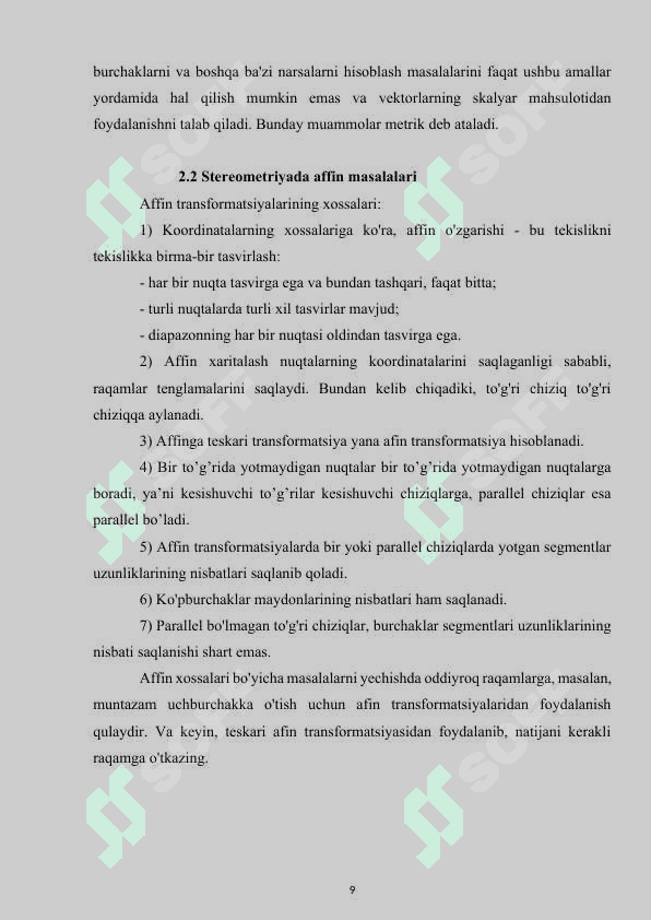 Stereometriyada vektorlar 8