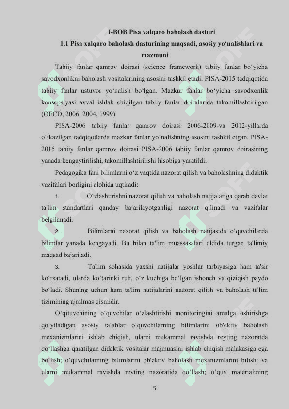Xalqaro baholash dasturlari 5