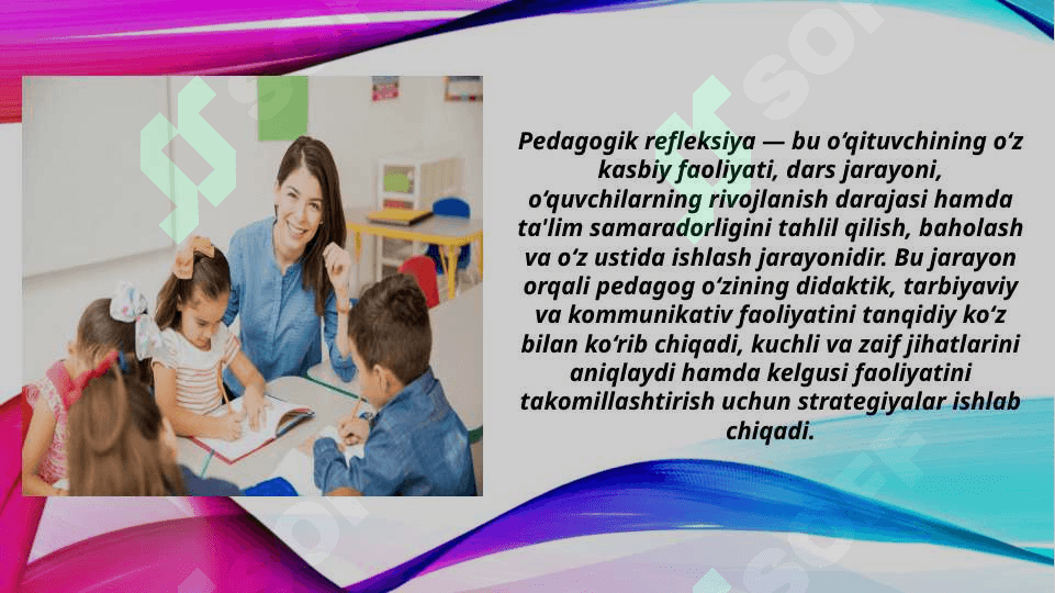 Pedagogik refleksiyani shakllantirish (TAQDIMOT) 3
