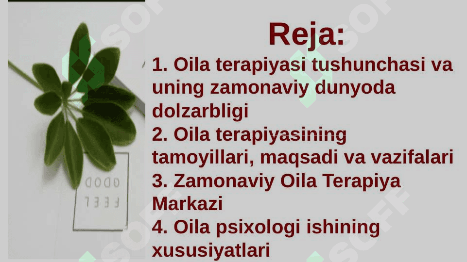 Oila terapiyasi 2