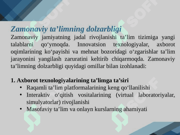 Zamonaviy ta’limda interfaol usullar va ulardan foydalanish 3