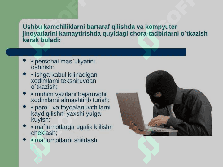Internet tarmog'ida ma'lumotlarni himoyalash 4