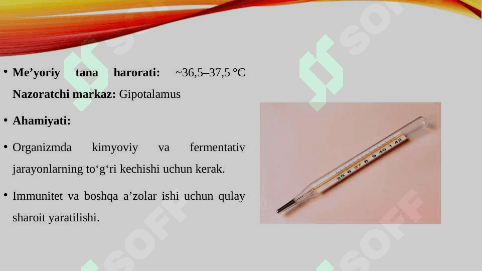 Tana haroratini boshqarish 4