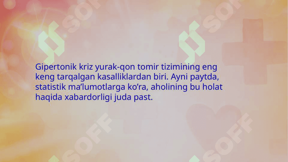 Gipertonik kriz va unda ishlatiladigan dori moddalar 2