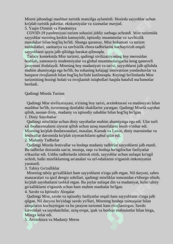 Qadimgi Misrda turizm 4