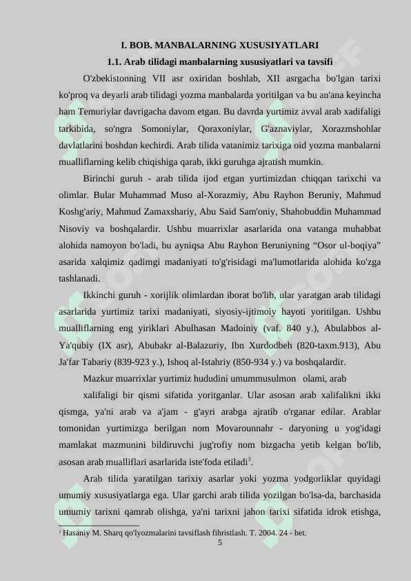 YOZMA MANBALARNING ASOSIY HILLARI 4