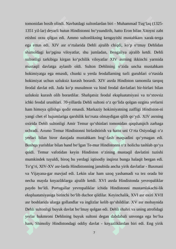 ILK O‘RTA ASRLARDA HINDISTON 6