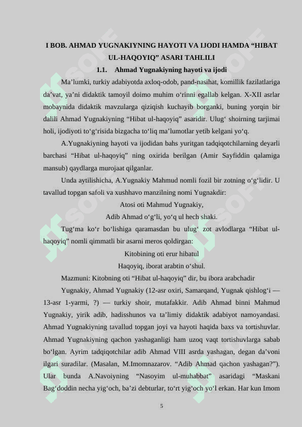 “Hibat ul-haqoyiq” asarida ilmga oid qarashlarning badiiy ifodasi” 5