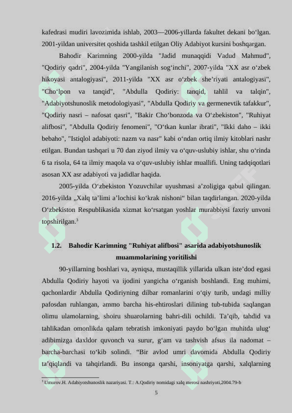 Bahodir Karimning adabiy tanqidchilik faoliyati 6