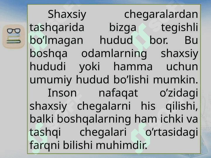 SHAXSIY CHEGARALAR 4