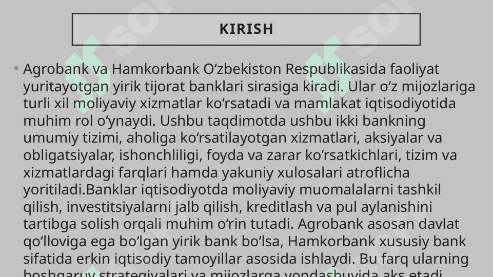 Agrobank va Hamkorbank 2