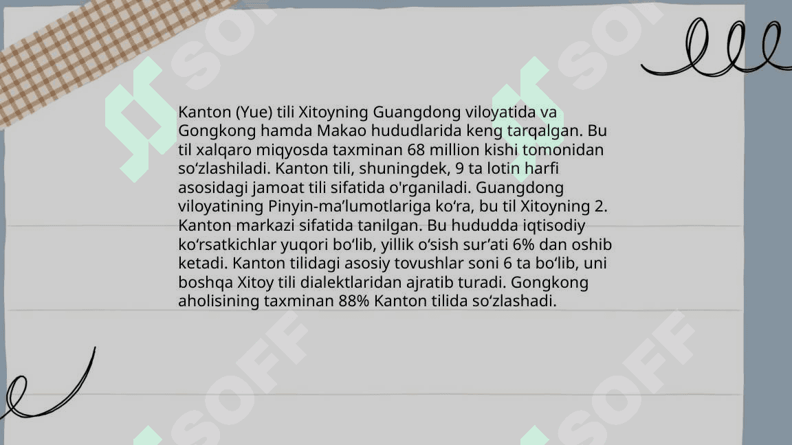 Xitoy tilidagi 7 ta asosiy shevalar 4