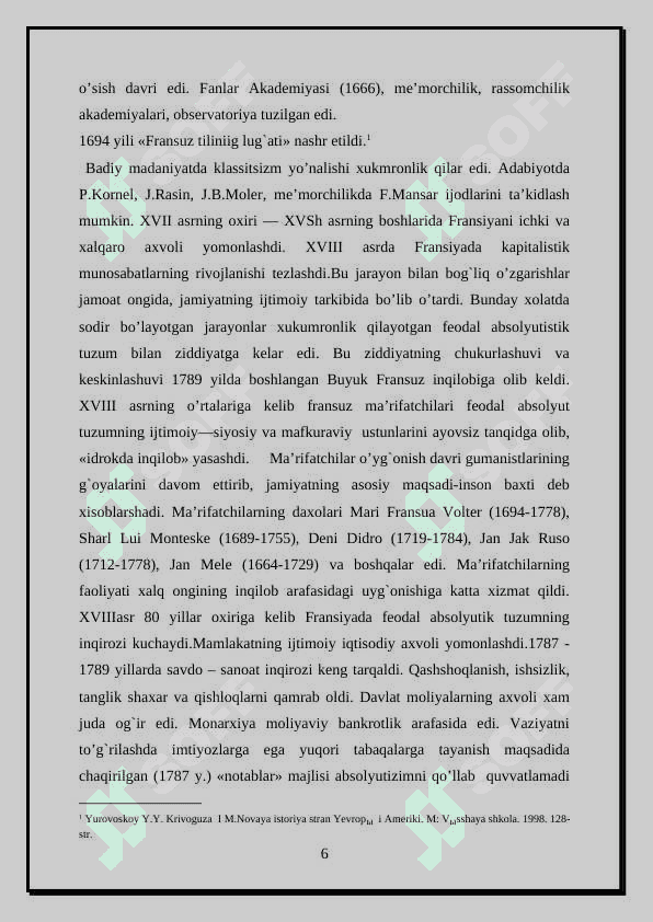 Fransiya konsullik va birinchi imperiya davrida 6