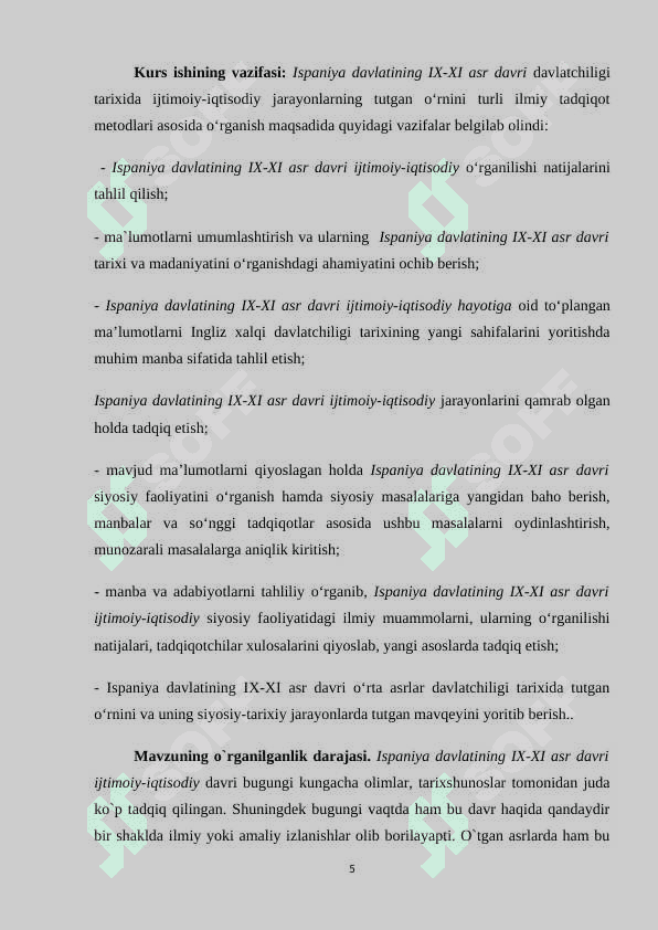Ispaniya davlatining IX-XI asr davri 5
